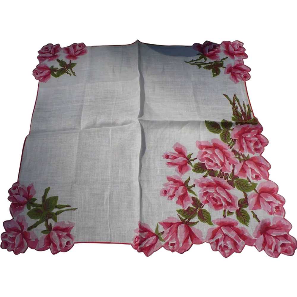 Roses Handkerchief - image 1