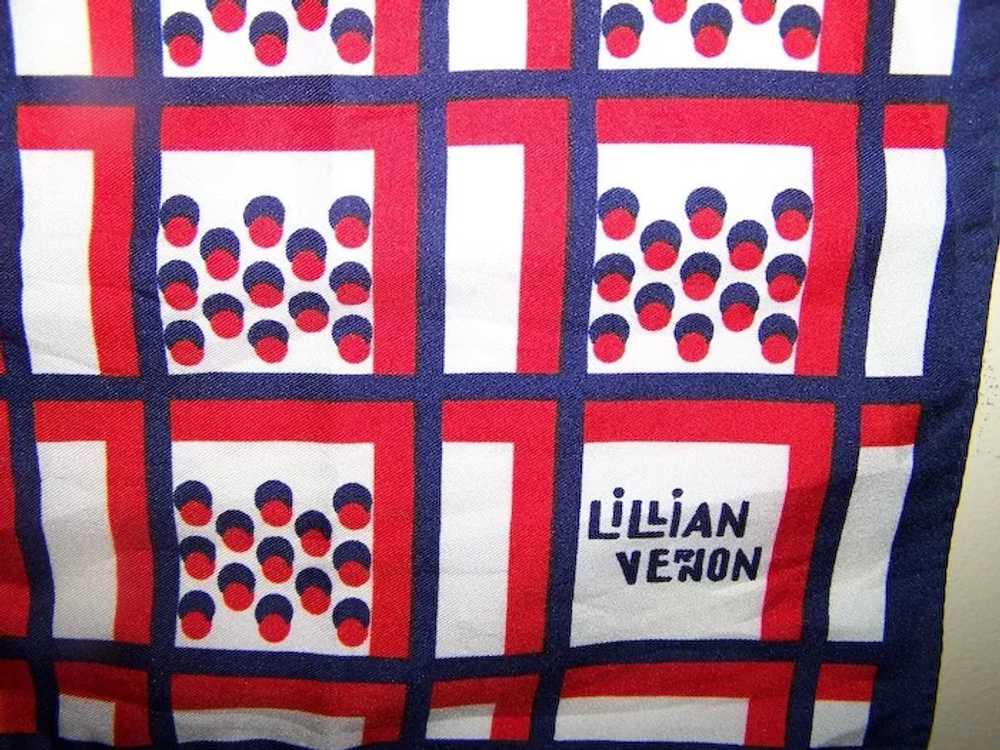 A Lovely Vintage Patriotic Red White and Blue Des… - image 5