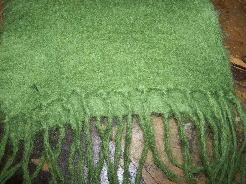 Such A Pretty 70%  Mohair 30 % Wool Green Fashion… - image 2