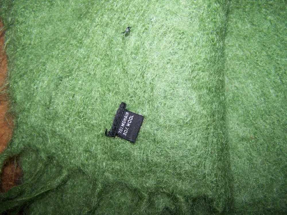 Such A Pretty 70%  Mohair 30 % Wool Green Fashion… - image 4