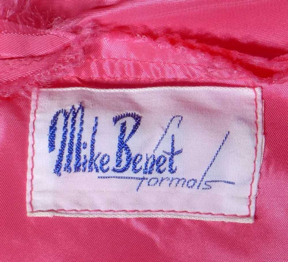 Vintage 1960s Mike Benet Formals Pink Taffeta  Ev… - image 9