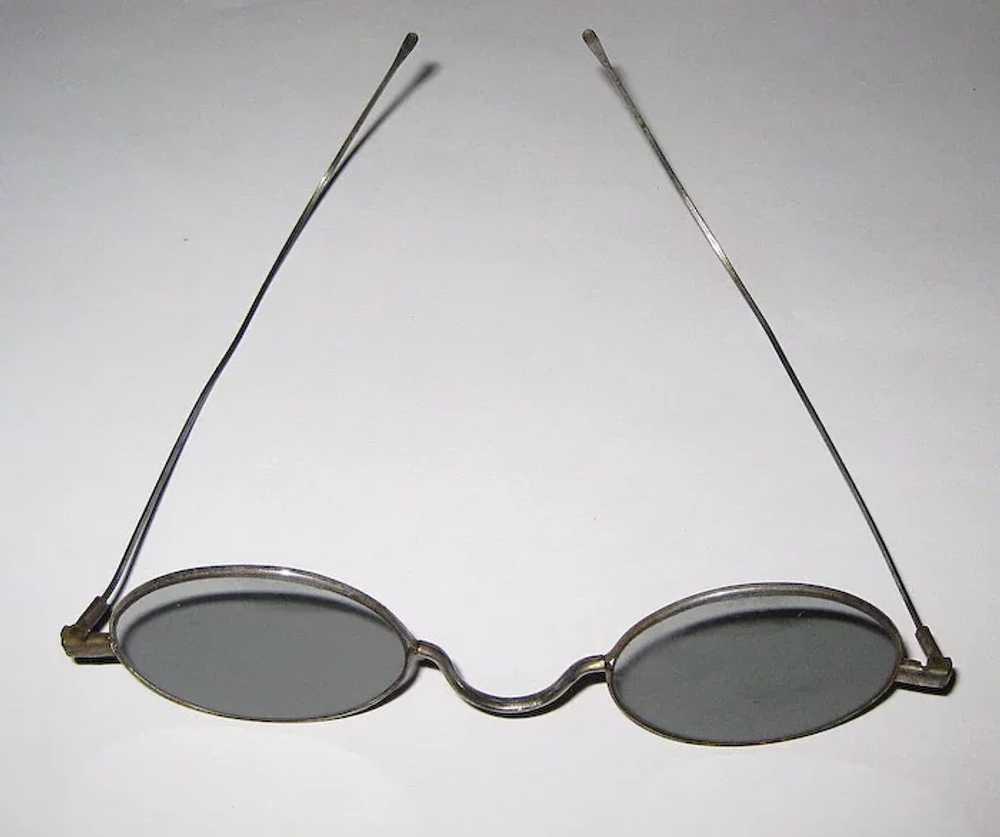 Wire Rim Eye Glasses, Antique Glasses Frames, Ste… - image 5