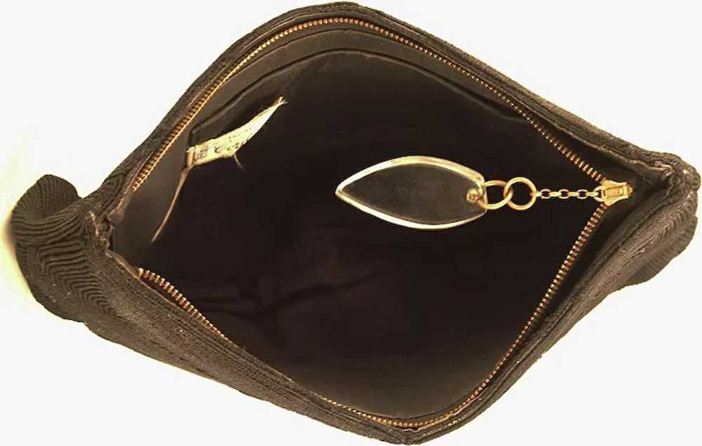 Genuine Corde ca. 1930s Black Handbag - image 6