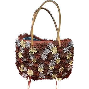 Vintage Jamin Puech Small Tote Style Handbag with… - image 1