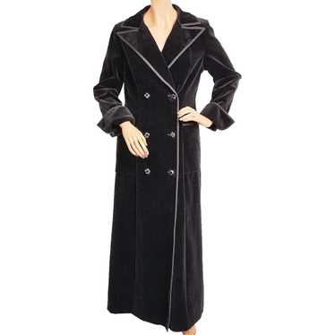 Vintage 1930s Coat Pinstriped Brown Wool Twill Ladies Size S M