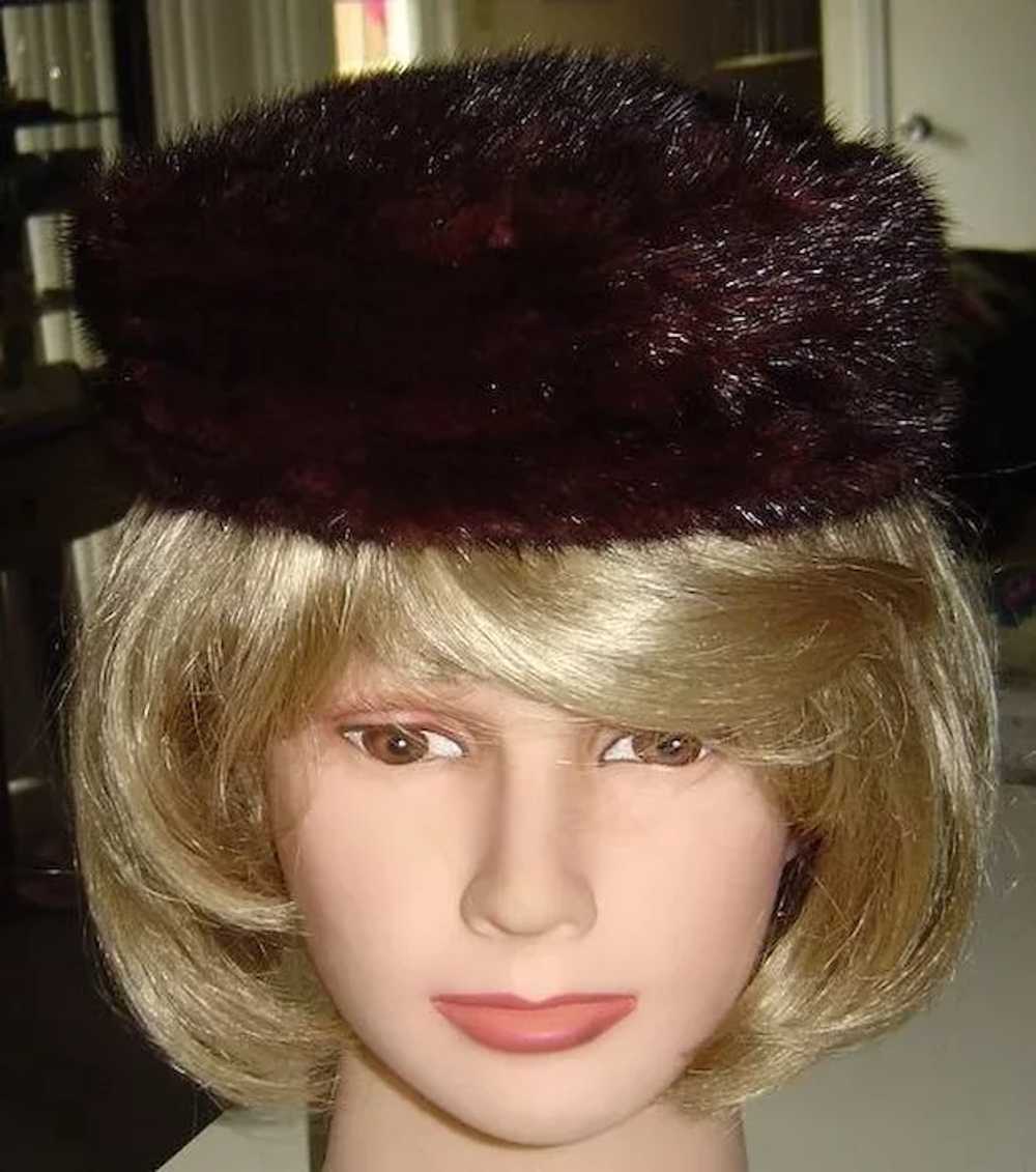 Classic Mahogany Mink Hat a Deborah Exclusive - image 2