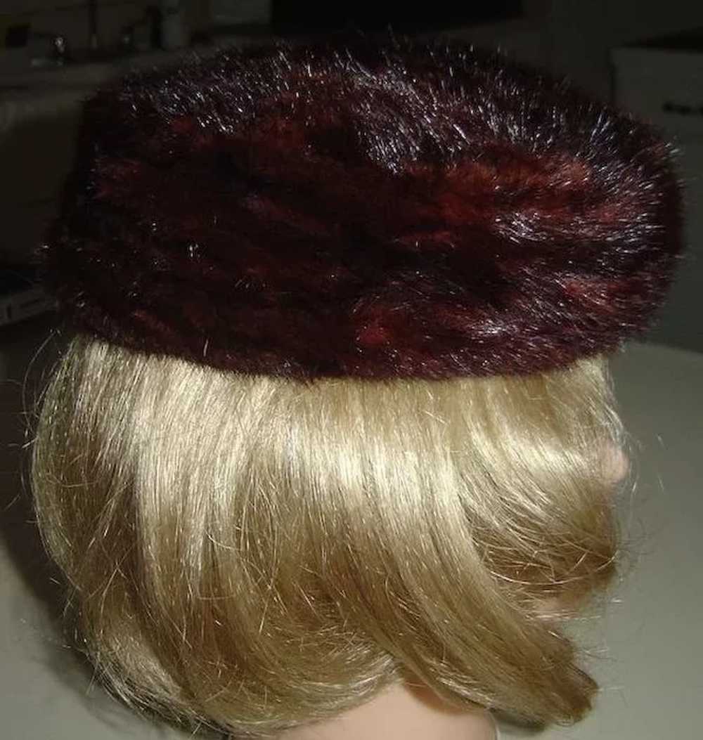 Classic Mahogany Mink Hat a Deborah Exclusive - image 4