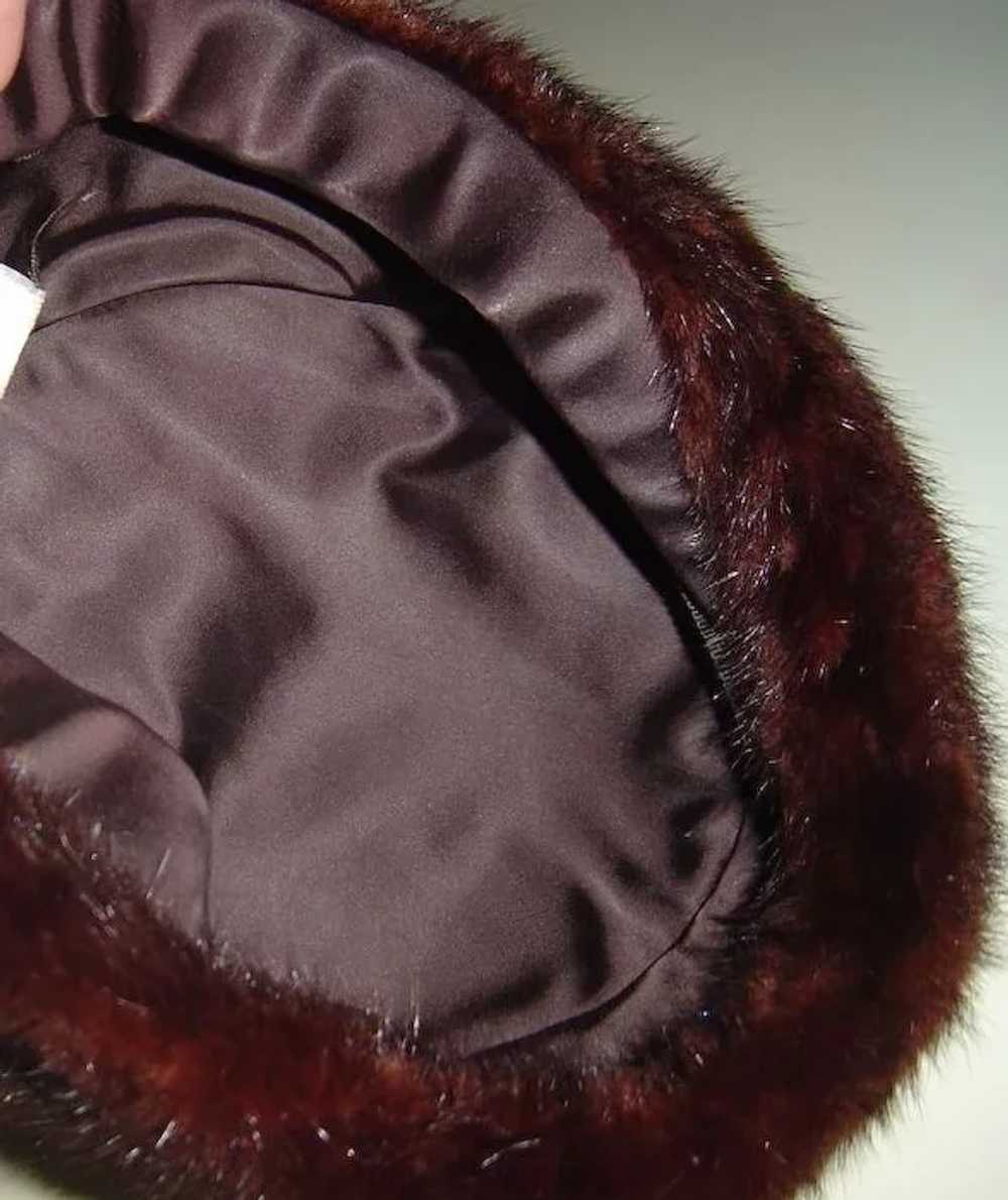 Classic Mahogany Mink Hat a Deborah Exclusive - image 6