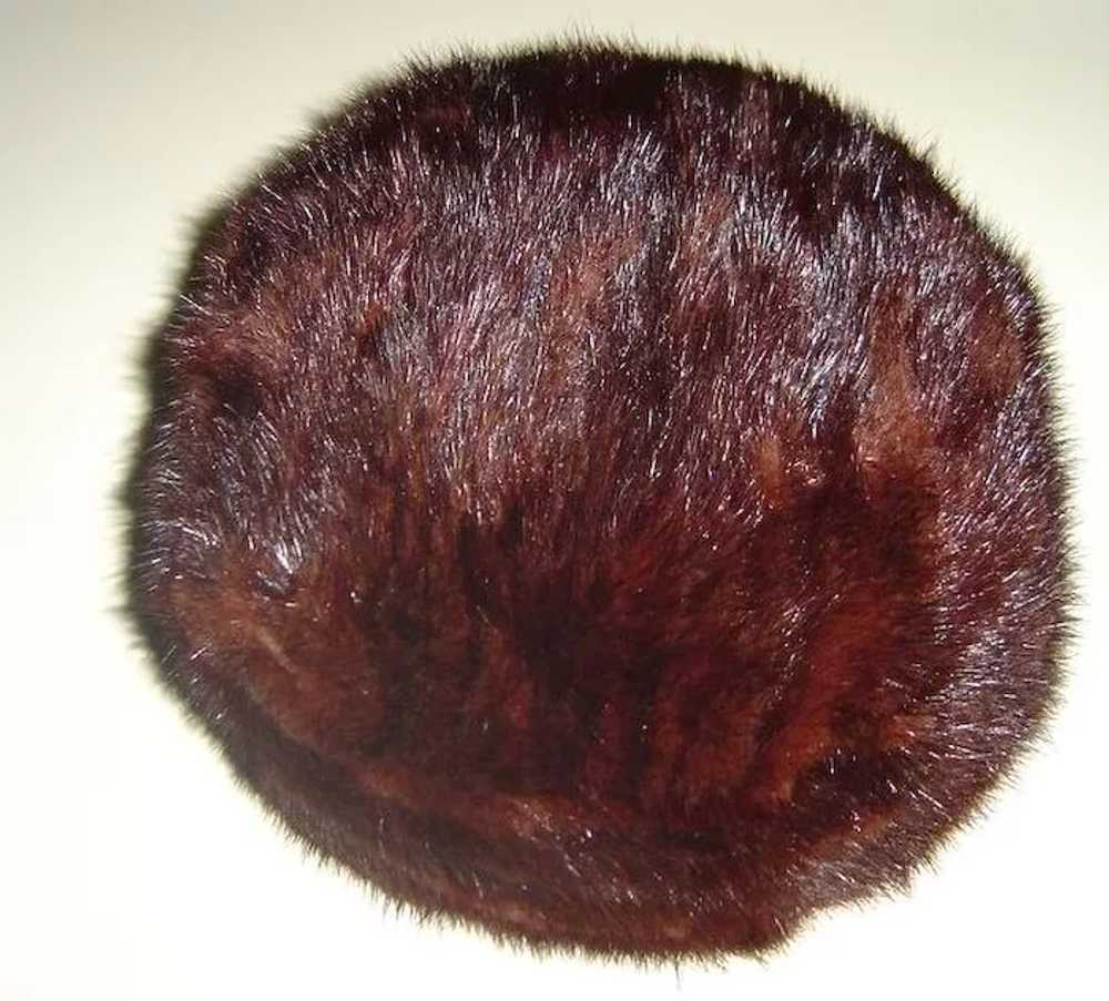 Classic Mahogany Mink Hat a Deborah Exclusive - image 7