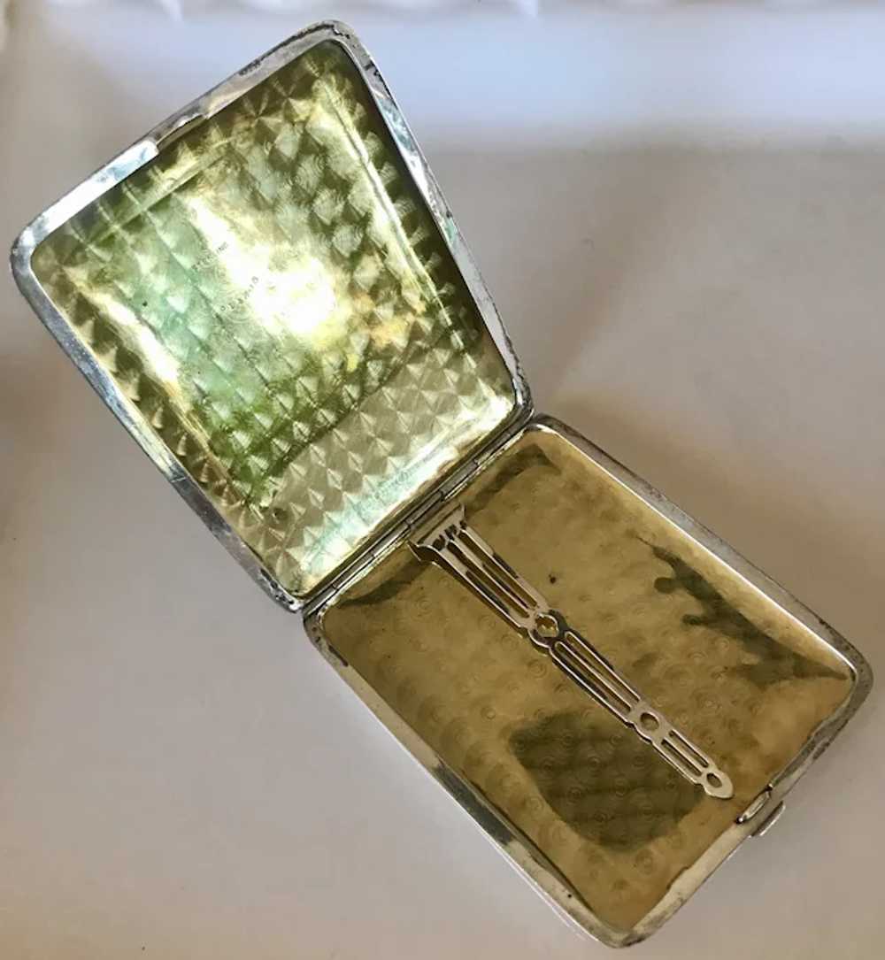 Art Deco Elgin Sterling Silver Cigarette Case - image 2