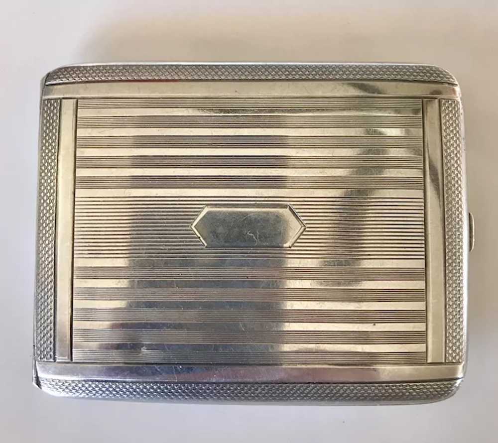 Art Deco Elgin Sterling Silver Cigarette Case - image 6