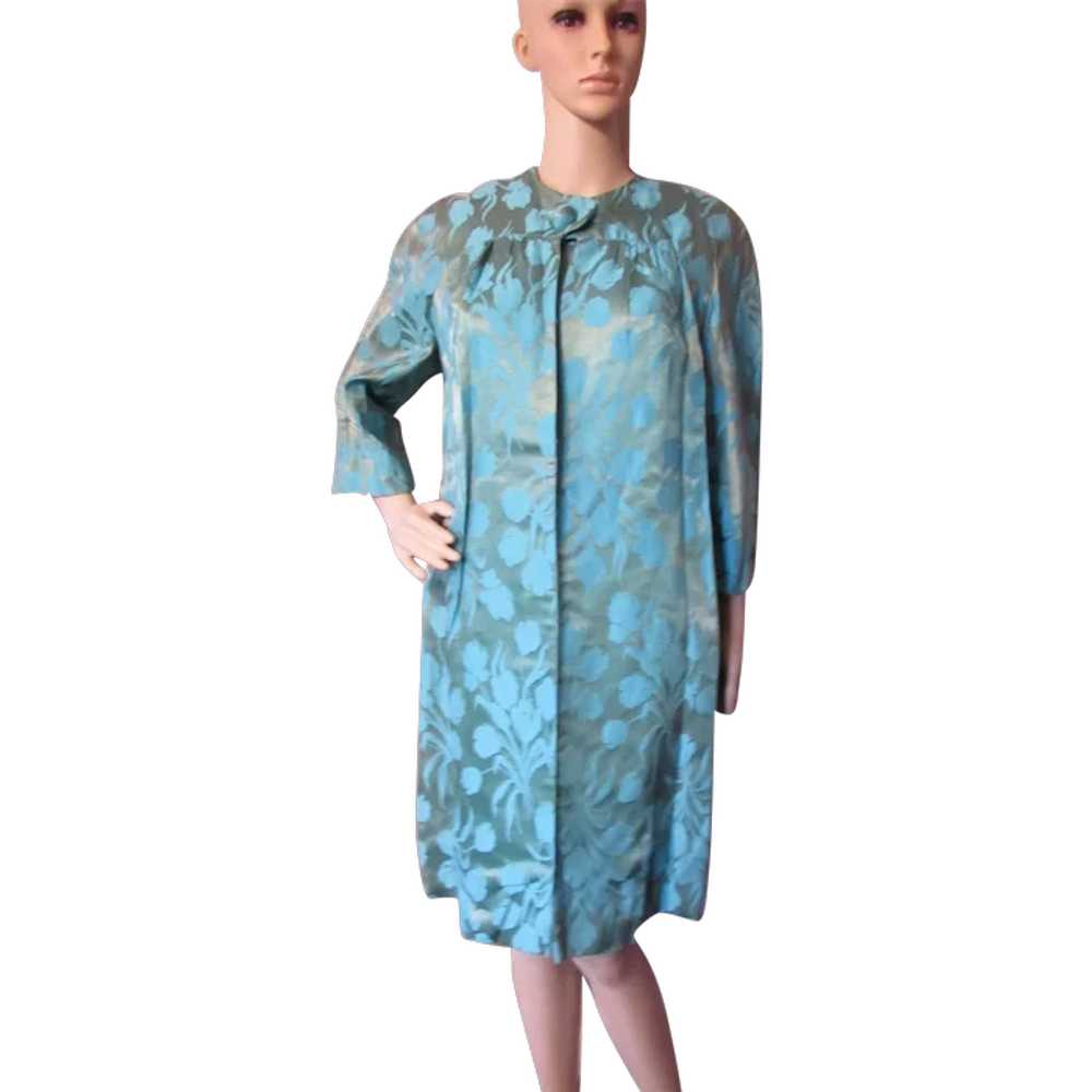 Sophisticated 1960 Era Brocade Coat & Dress After 5 S… - Gem