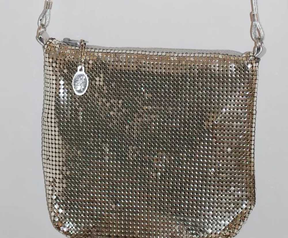 Whiting and Davis Silver Mesh Purse - image 2