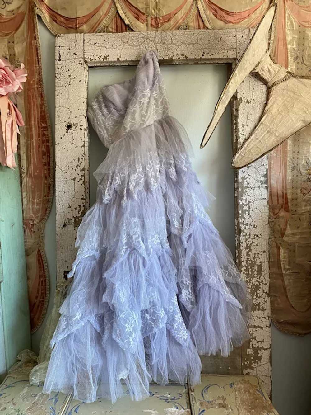 Bella Bordello Stunning Pastel Blue Dress Shabby … - image 2