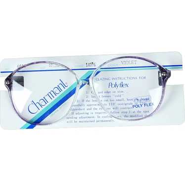 80s Violet NOS Oversize Eyeglass Frames by Charman