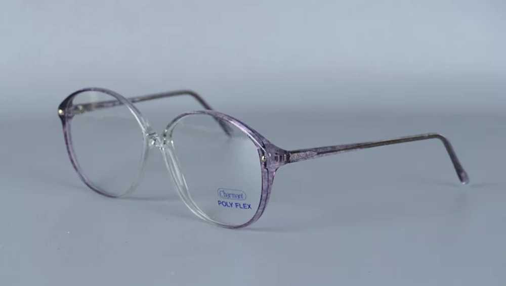 80s Violet NOS Oversize Eyeglass Frames by Charma… - image 4