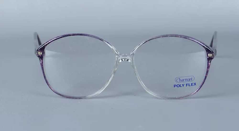 80s Violet NOS Oversize Eyeglass Frames by Charma… - image 5