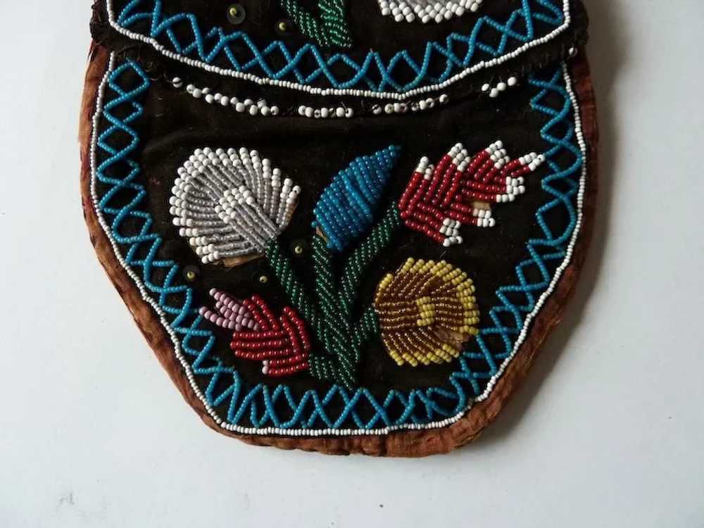 Native American Mohawk Beaded Bag Vintage Circa 1900s - Etsy