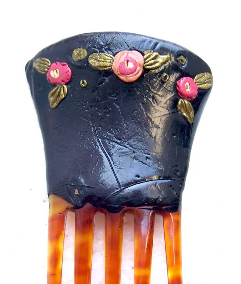 Miniature hair comb suitable for doll hand painte… - image 4