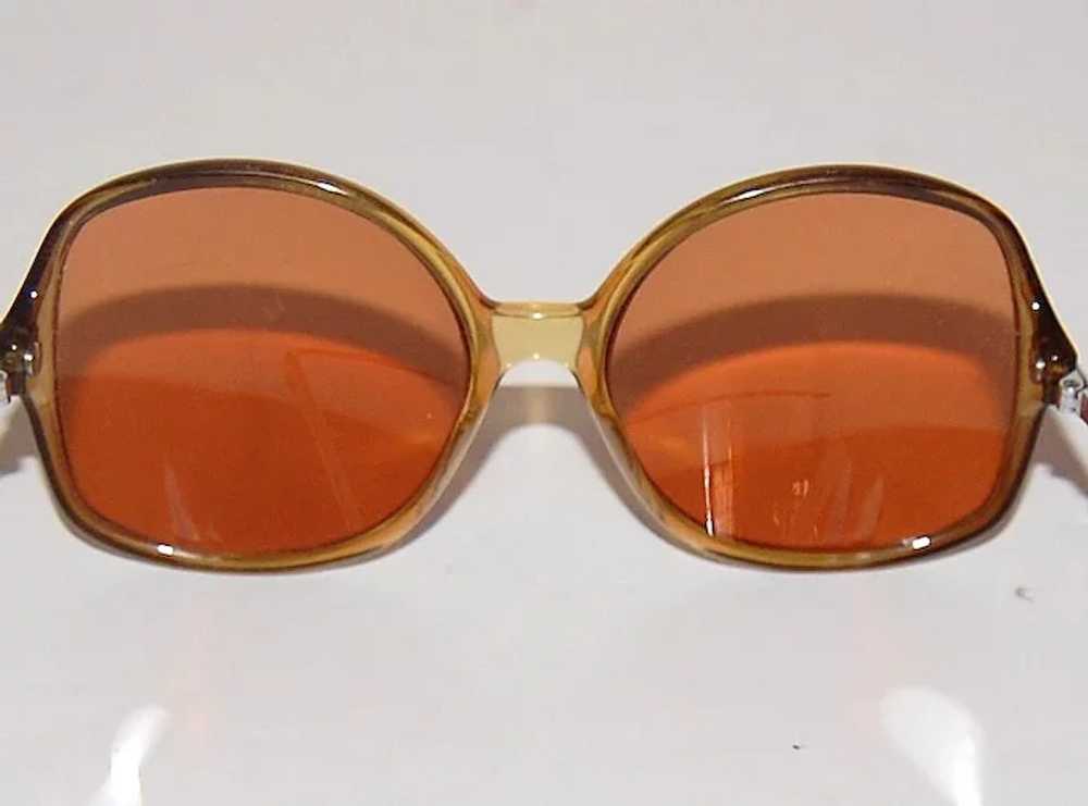 1960s Viennaline ~ Austrian Amber-Tinted Lens Sun… - image 6