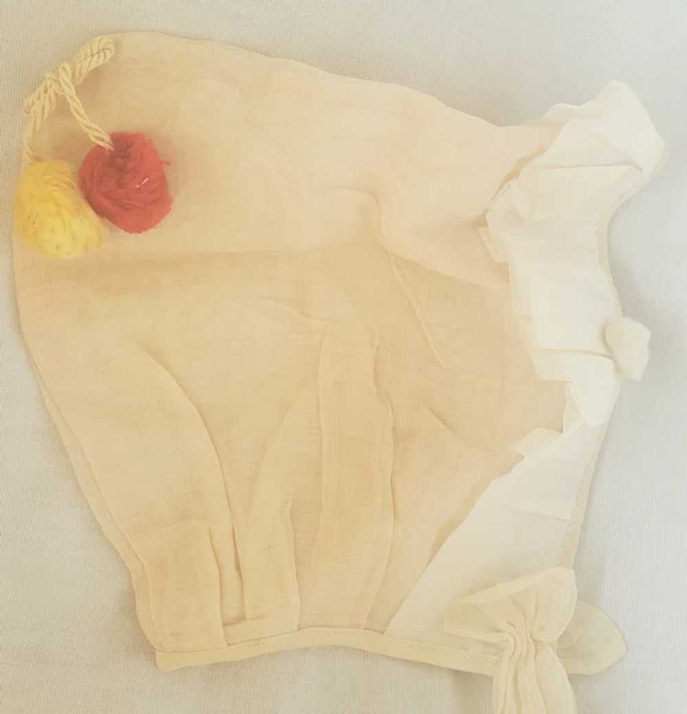 Adorable Antique Victorian Baby Bonnet - image 2