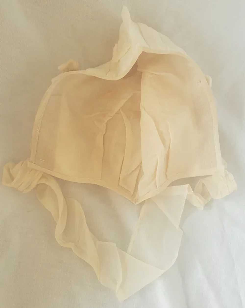 Adorable Antique Victorian Baby Bonnet - image 5