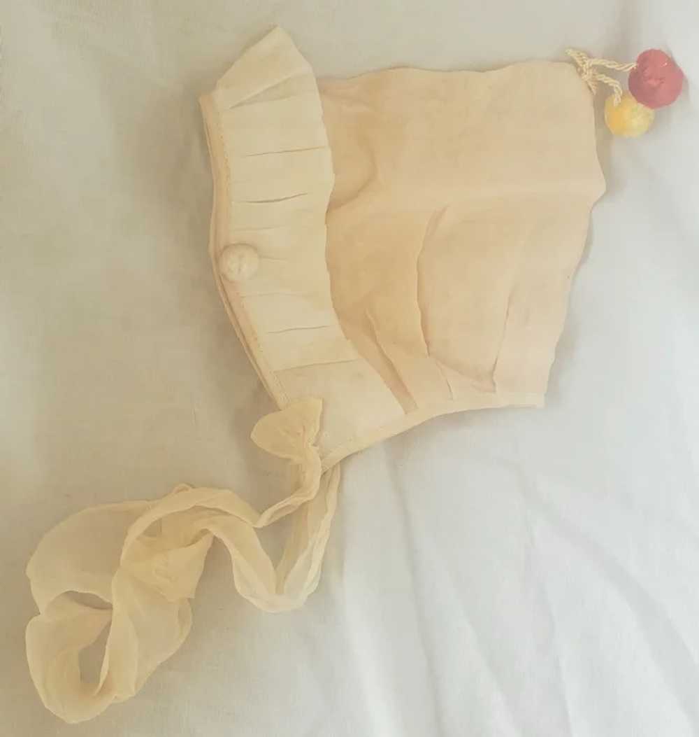 Adorable Antique Victorian Baby Bonnet - image 6