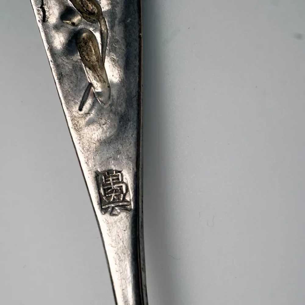 Chinese Silver Enameled Hairpin/Ornament 19th Cen… - image 5
