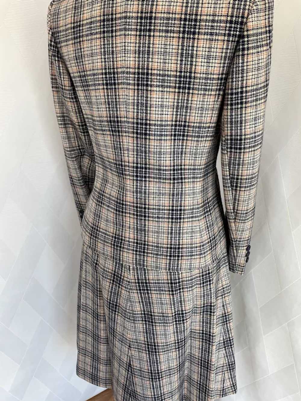 1960s Pendleton Wool Plaid Suit, Jacket and Skirt - image 3