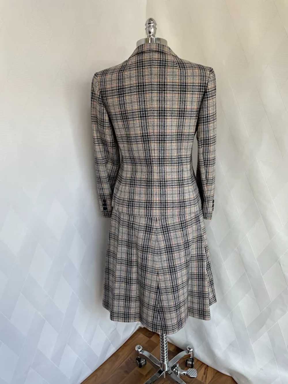 1960s Pendleton Wool Plaid Suit, Jacket and Skirt - image 4