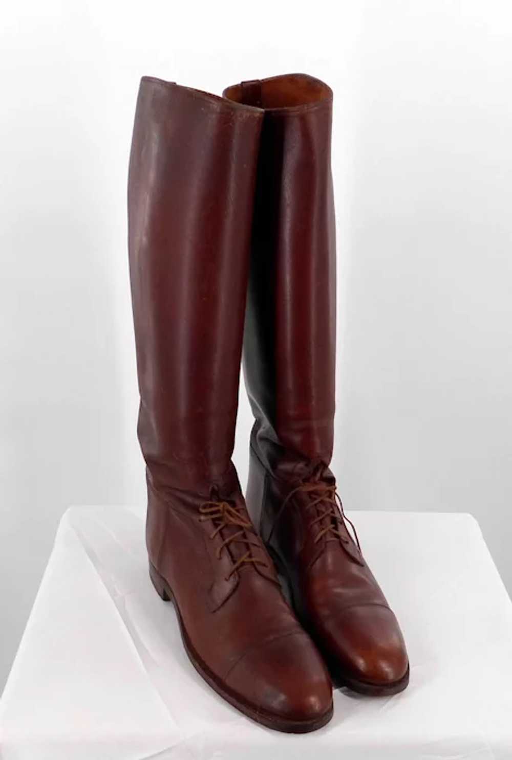 Handsome Custom-Made Men's Tall Boots Made by The… - image 2