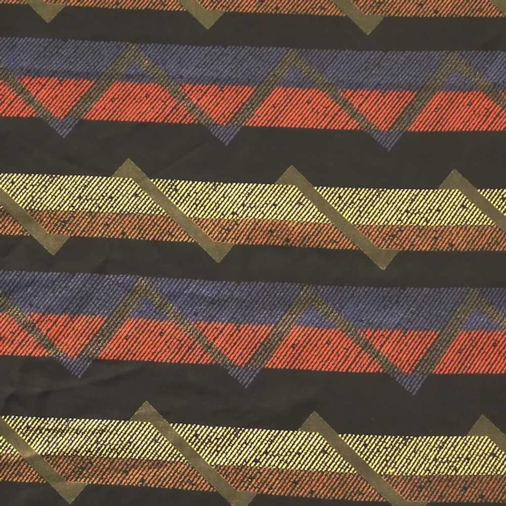 Great Reversible Brown, Blue, Red, Cotton/Wool Sc… - image 3