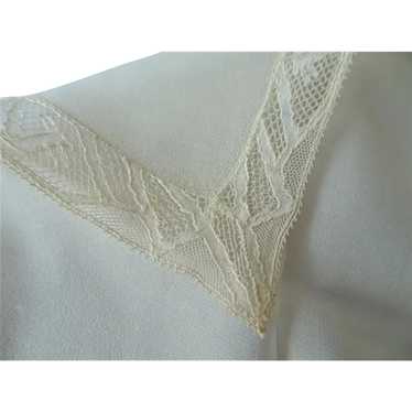 Vintage 1920s Art Deco Hanky, BOBBIN LACE Edged Ha