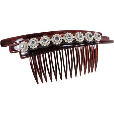 BEAUTIFUL Vintage Hair Comb, Lovely ART DECO Desig