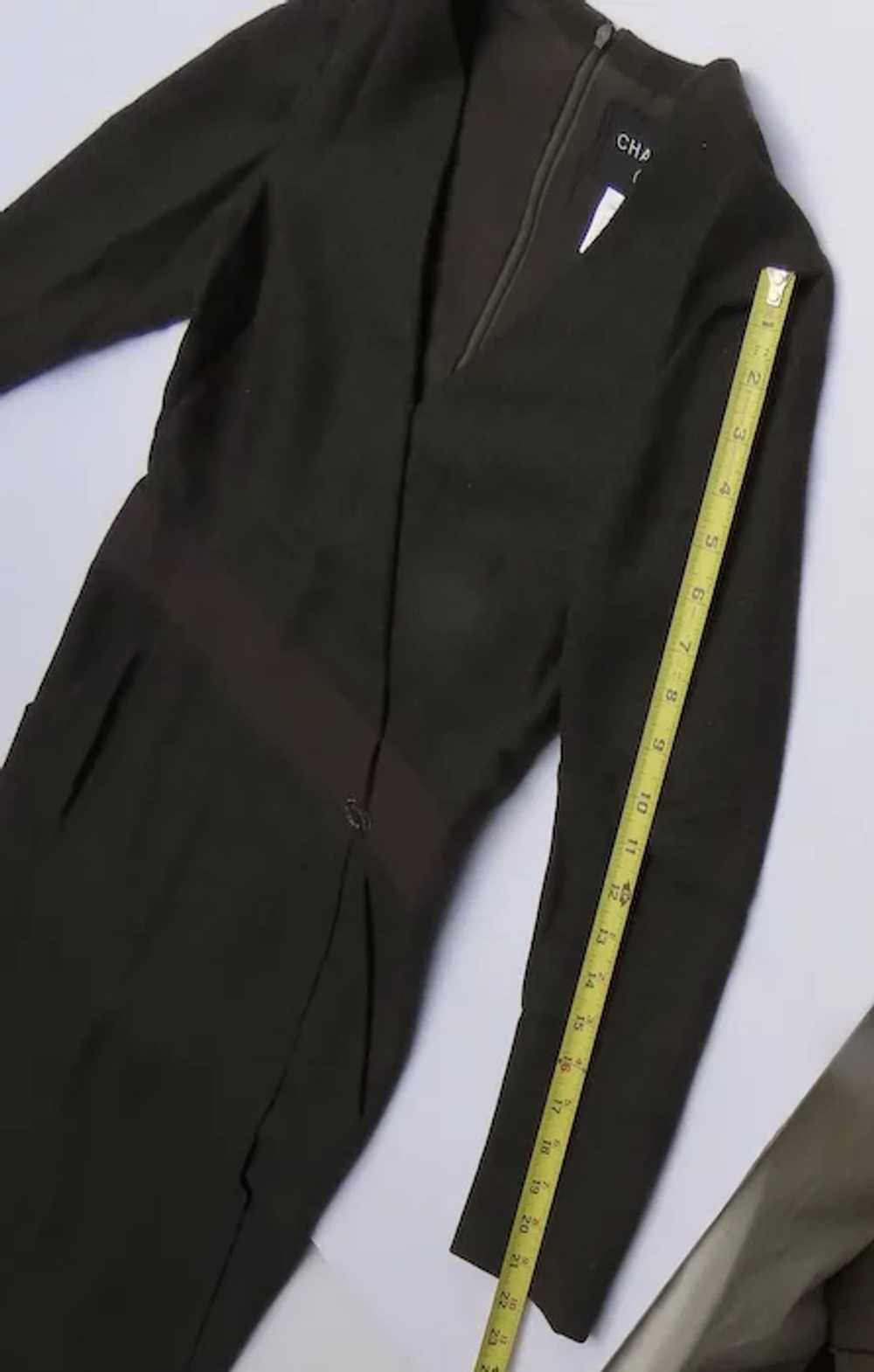 100% Cashmere Chanel Long Sleeve Long Dress - image 11