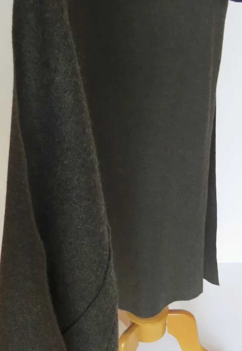 100% Cashmere Chanel Long Sleeve Long Dress - image 3
