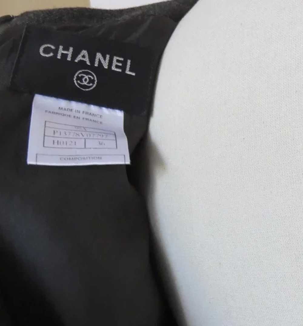 100% Cashmere Chanel Long Sleeve Long Dress - image 8