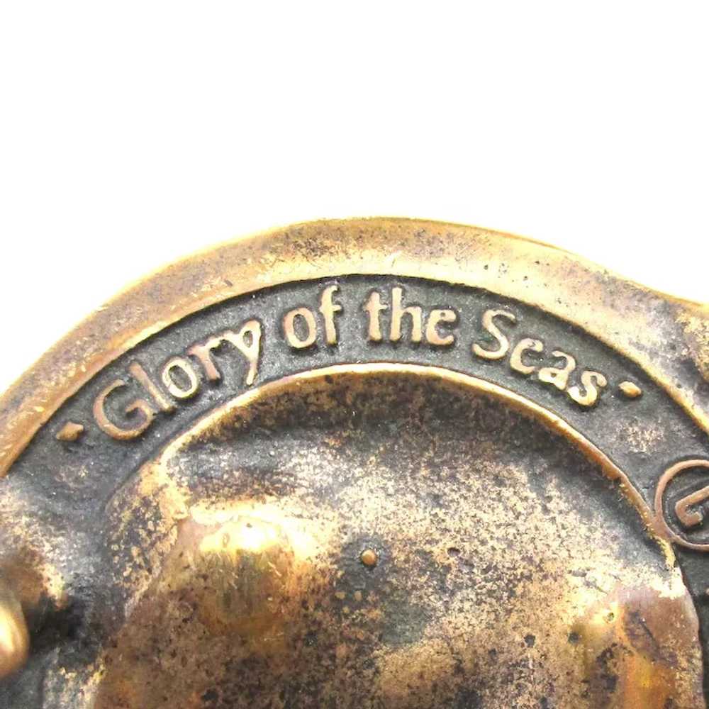 1974 Glory of the Sea Solid Brass Belt Buckle by … - image 6