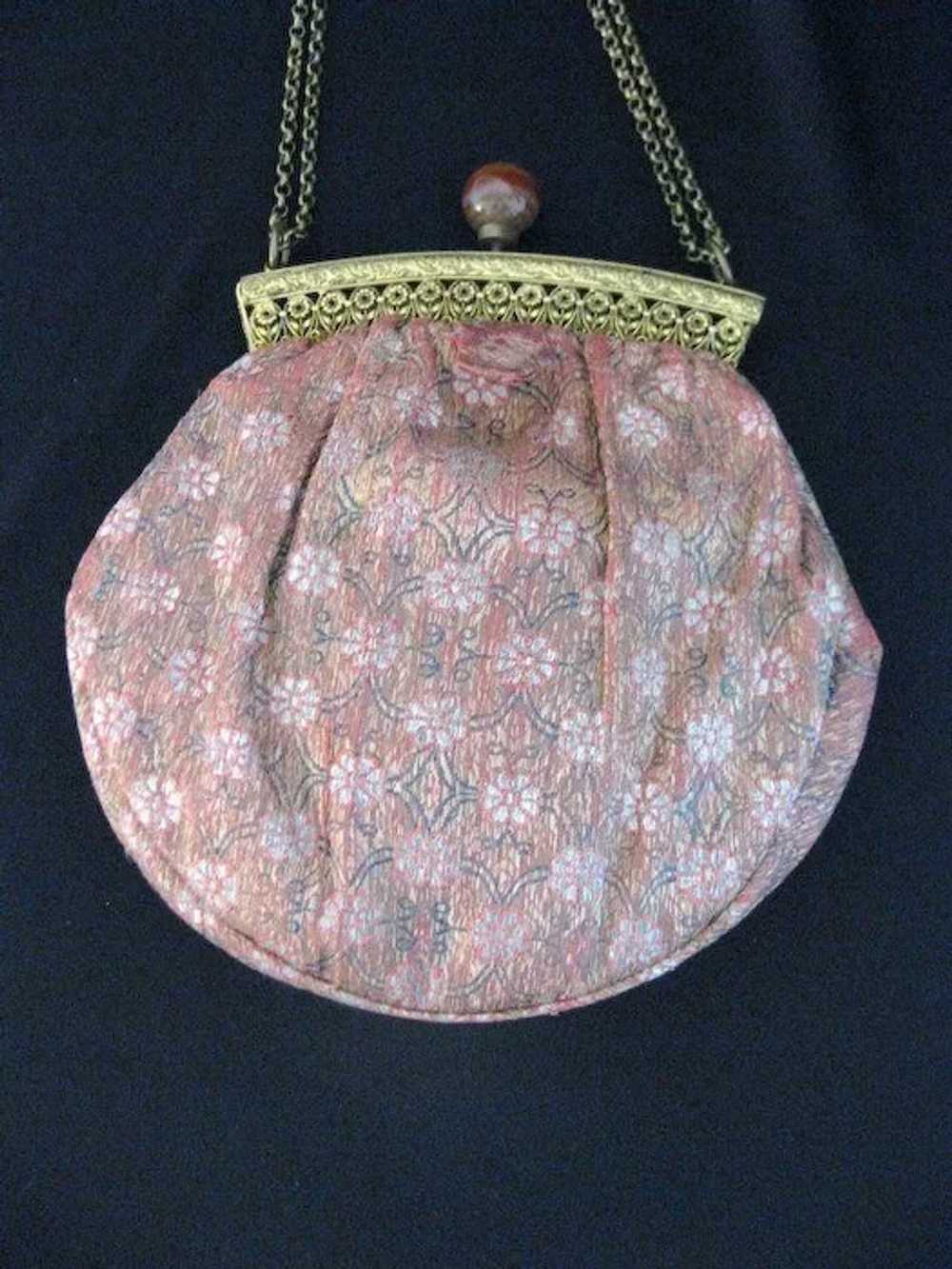 Vintage Silk Handbag or Purse - image 1