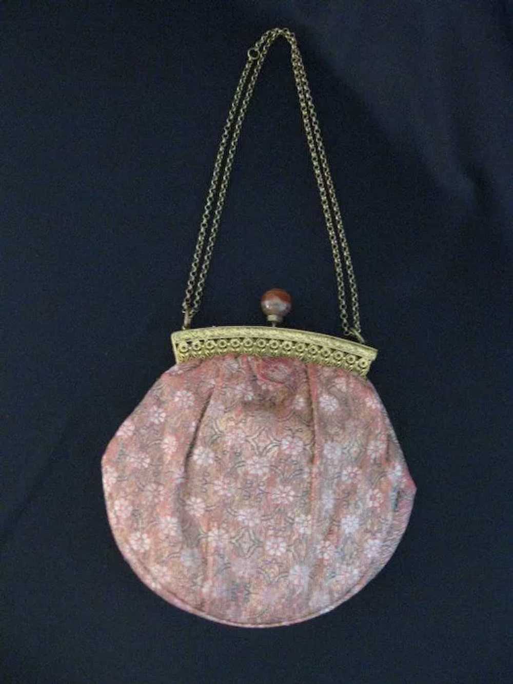 Vintage Silk Handbag or Purse - image 2