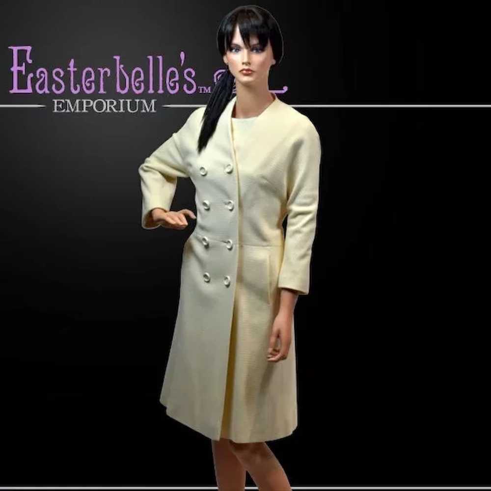 Stylish I. Magnin Matching Classic Coat and Dress… - image 1