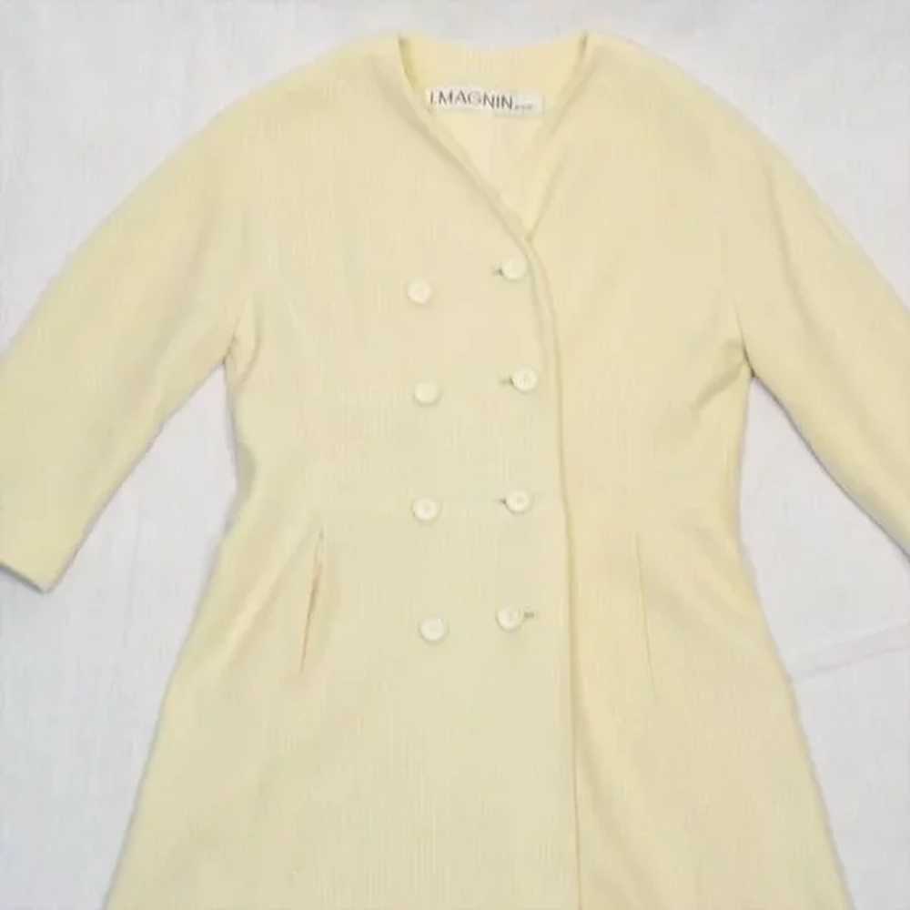 Stylish I. Magnin Matching Classic Coat and Dress… - image 3