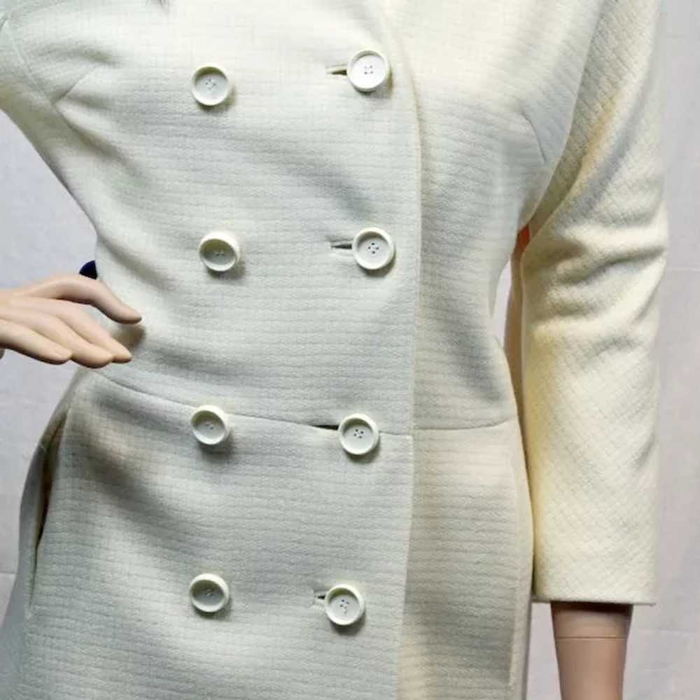 Stylish I. Magnin Matching Classic Coat and Dress… - image 4