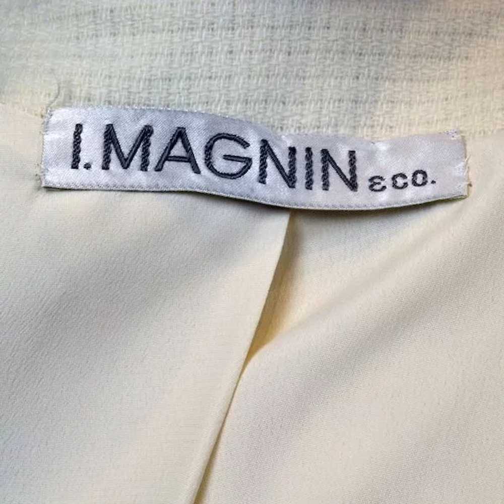 Stylish I. Magnin Matching Classic Coat and Dress… - image 5