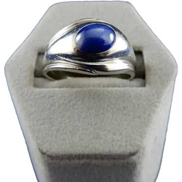 14 karat Mens Blue Lindy Star Sapphire