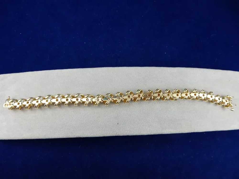 14 Karat Diamond Bracelet - image 2