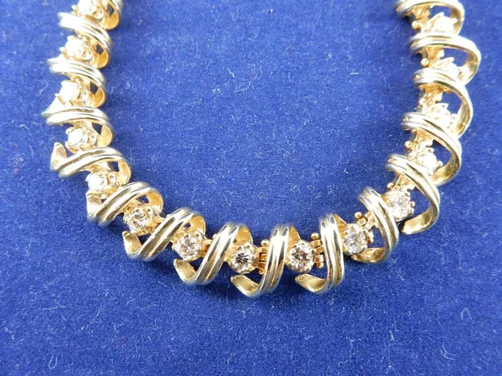 14 Karat Diamond Bracelet - image 8