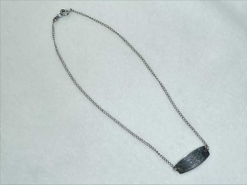 14k White Gold Anklet Vintage - image 5