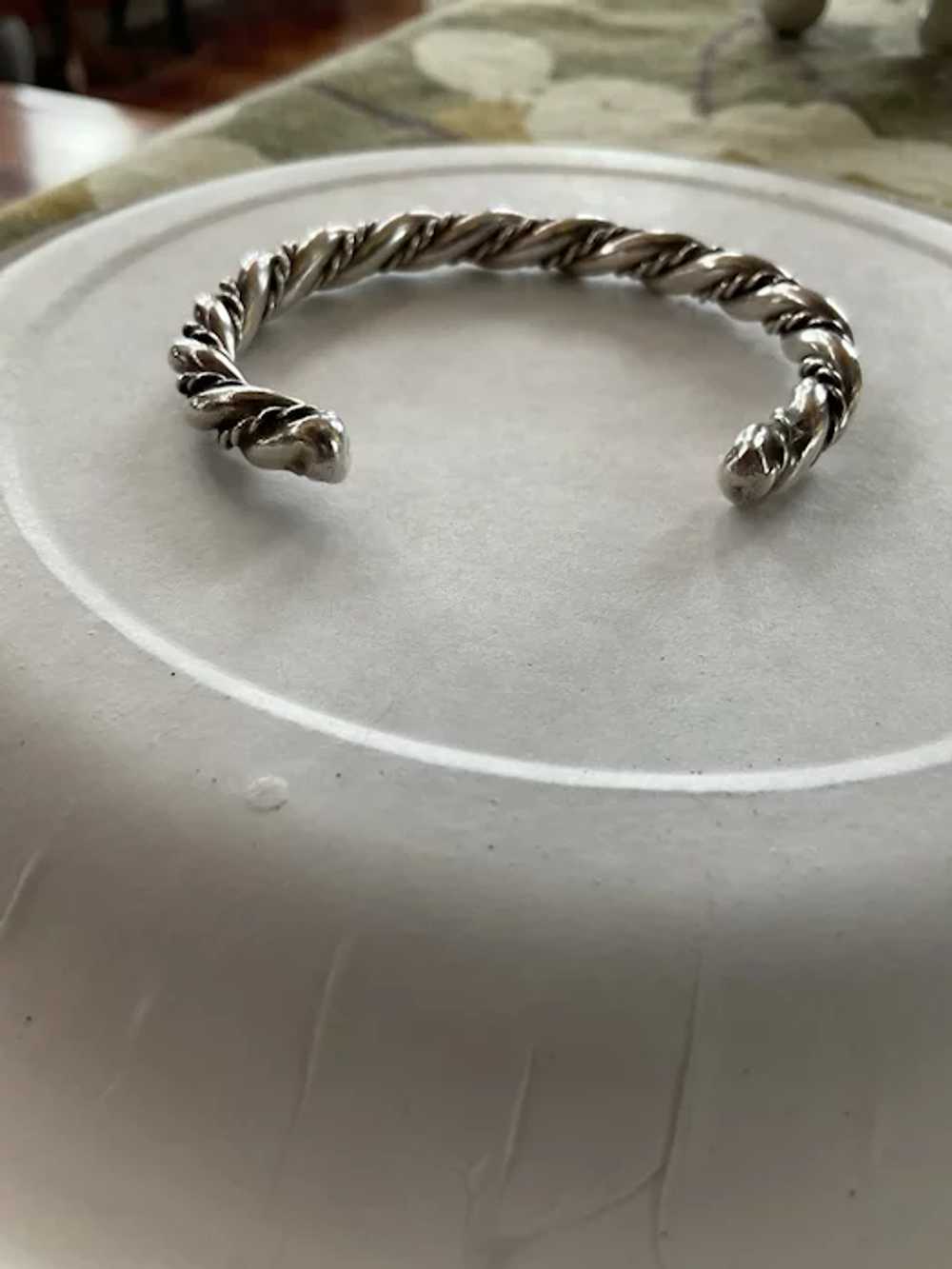 Braided Silver Bracelet - image 4