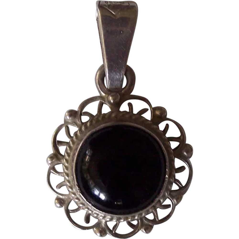 Mexican Sterling Silver Pendant Mexico - image 1